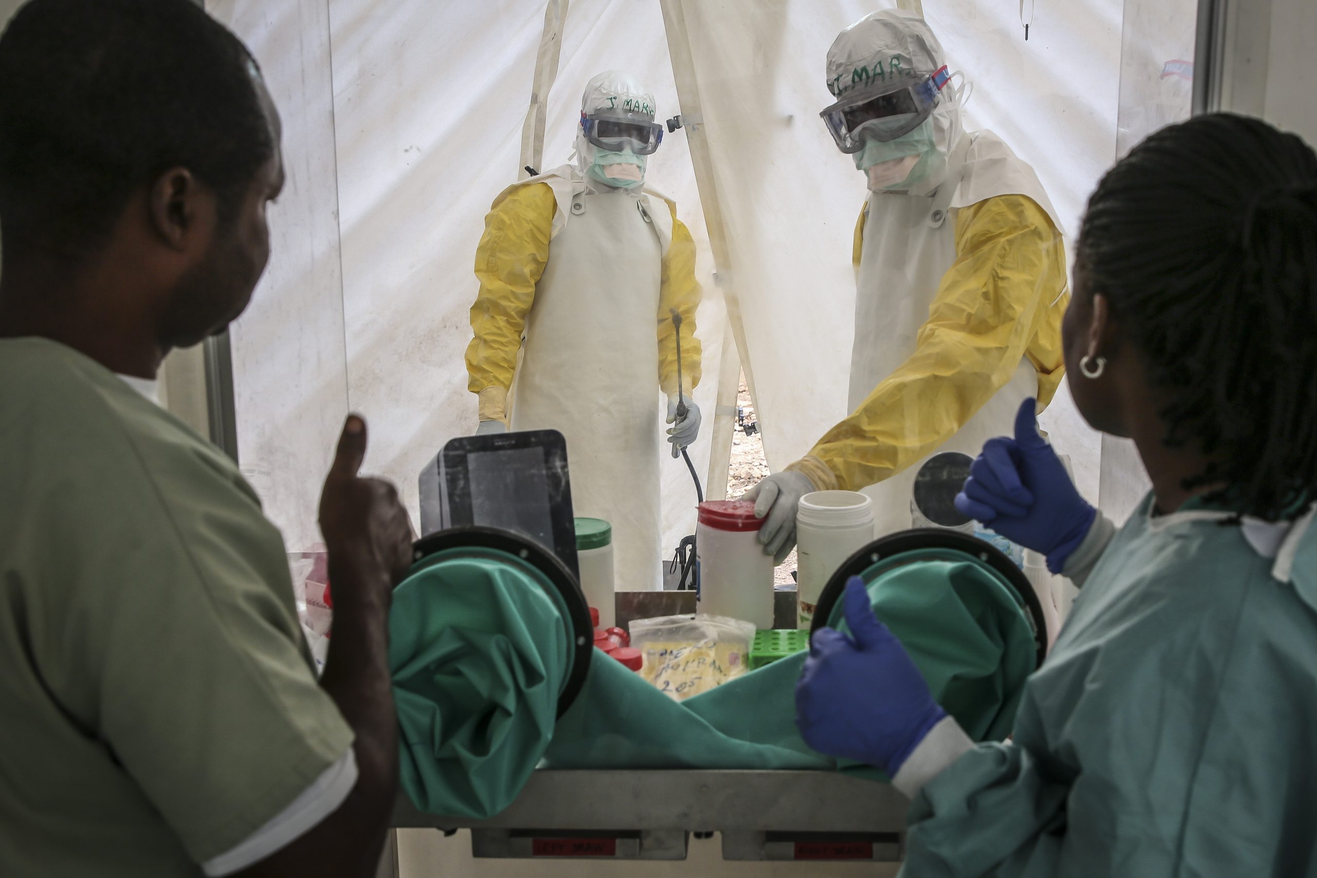Ebola response in Mangina, DR Congo, september 2018
