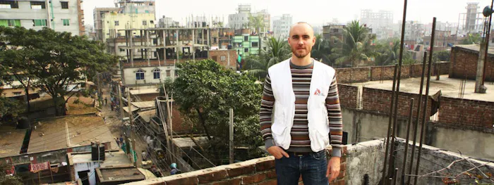 Jeroen van der Heijden werkt als antropoloog in Dhaka, Bangladesh