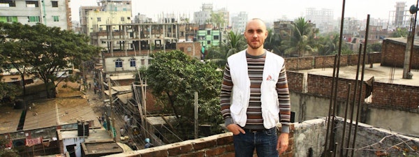 Jeroen van der Heijden werkt als antropoloog in Dhaka, Bangladesh