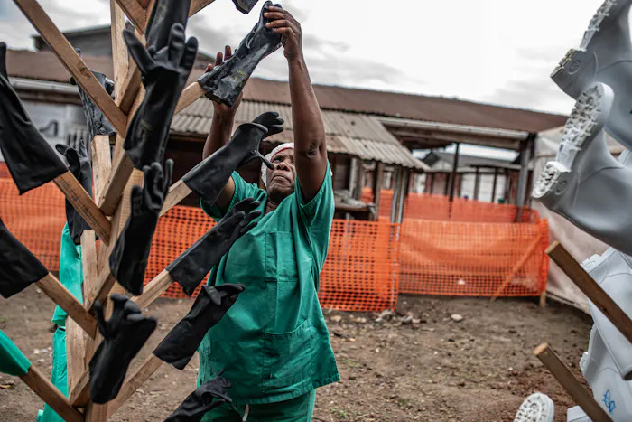 Ebolabehandelcentrum in Goma
