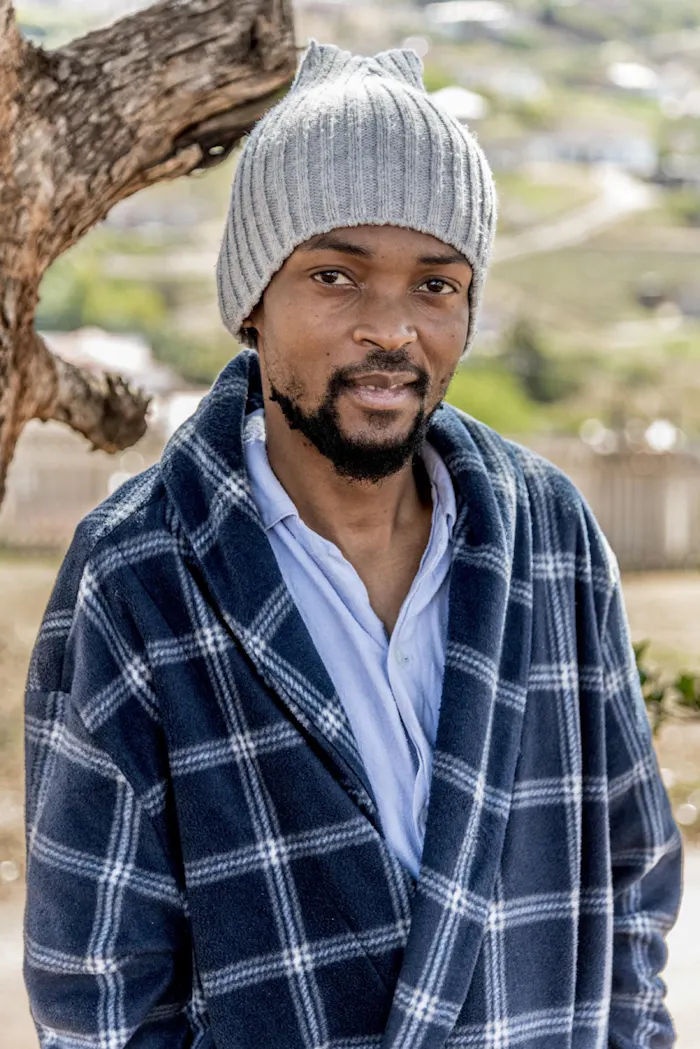 Buitenlucht voor Bonginkosi in Zuid-Afrika tb-practecal onderzoek