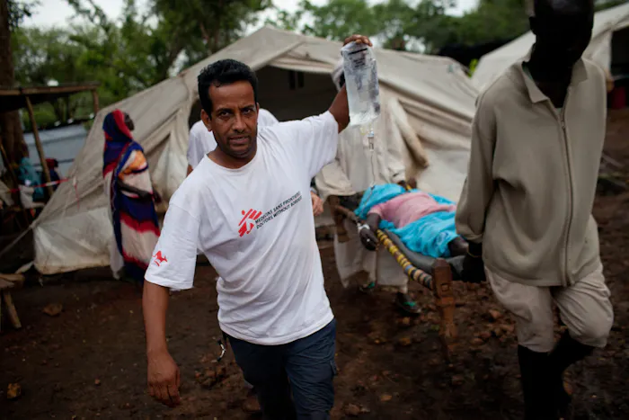 out-patient department in Batil refugee camp
