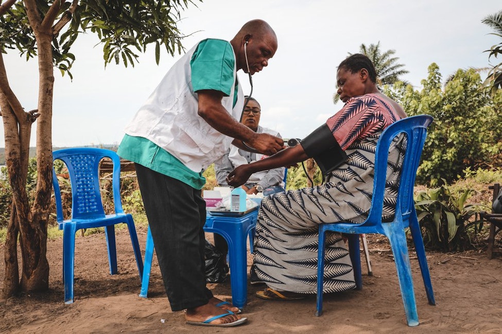 Medische controle in DR Congo door Artsen zonder Grenzen