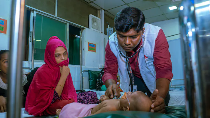 Rohingya-kinderen komen zieker en later aan in het ziekenhuis