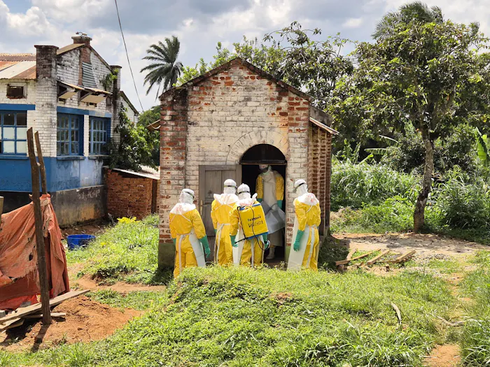 Ebolabehandelcentrum in Mongbwalu