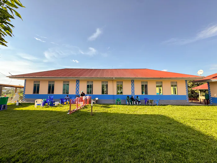 Ebolabehandelcentrum in Bunia