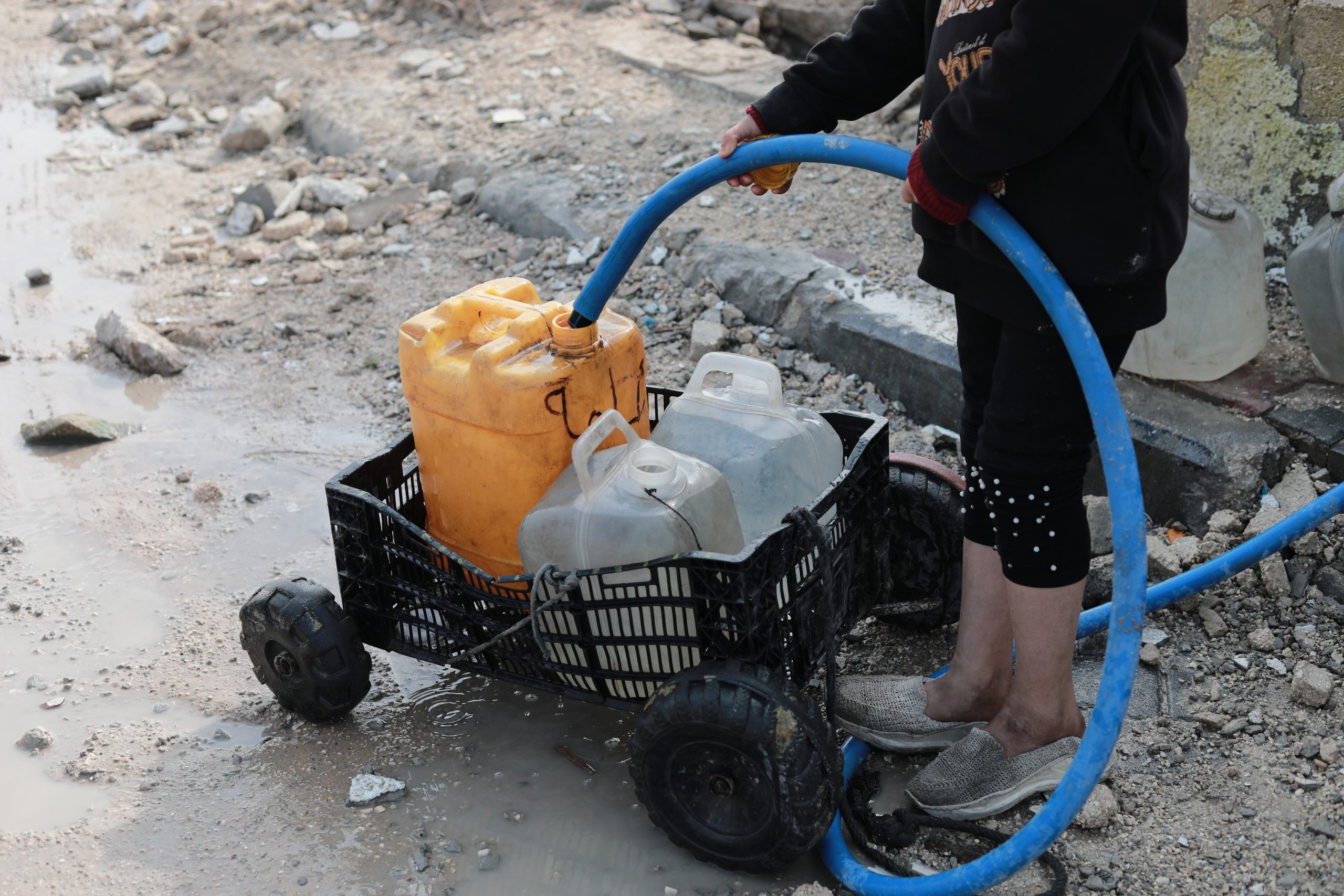Watertekort in Gaza.