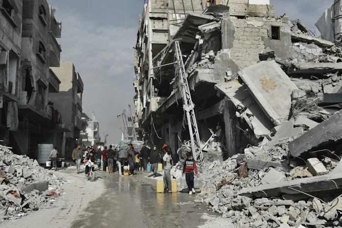 Watervoorziening in Gaza.