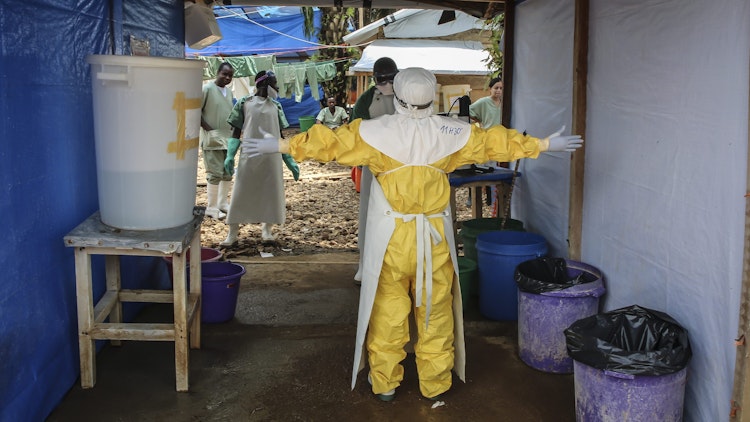 Ebola response in Mangina, DR Congo, september 2018
