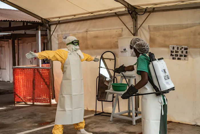 Ebolabehandelcentrum in Goma