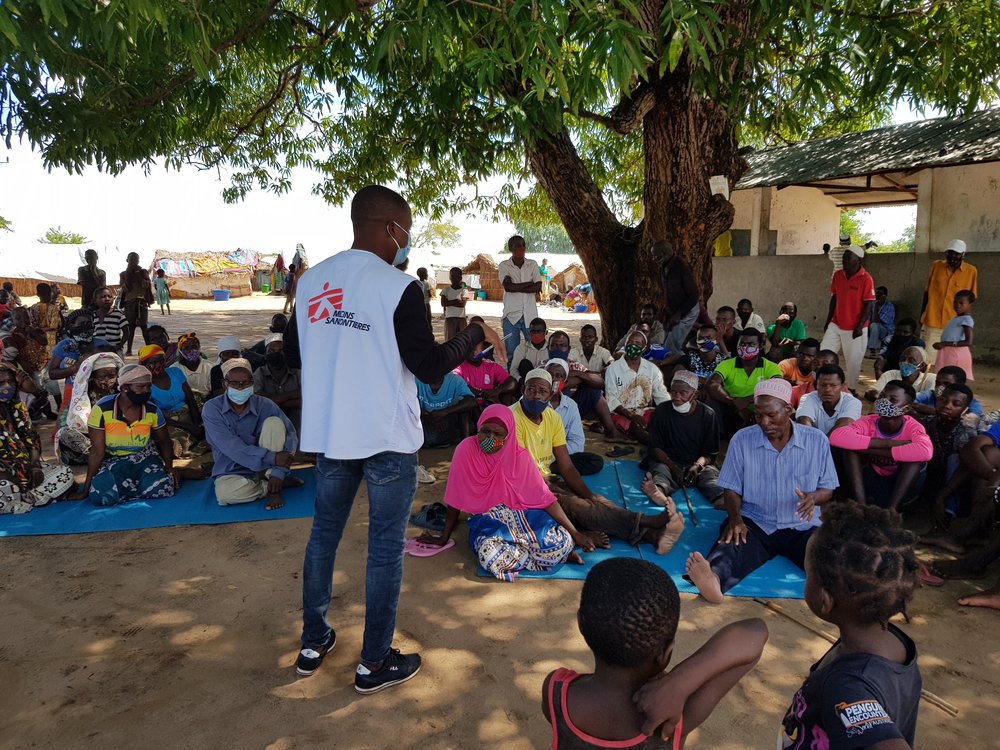 Medewerker Artsen zonder Grenzen in Mozambique