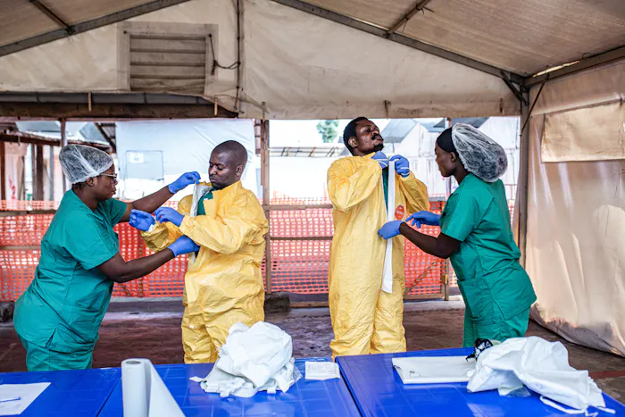 Ebolabehandelcentrum in Goma