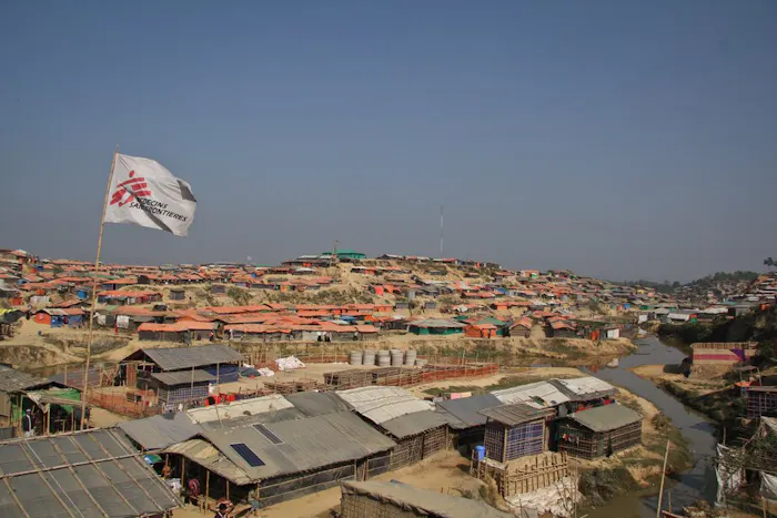 Het vluchtelingenkamp Cox Bazaar in Bangladesh.