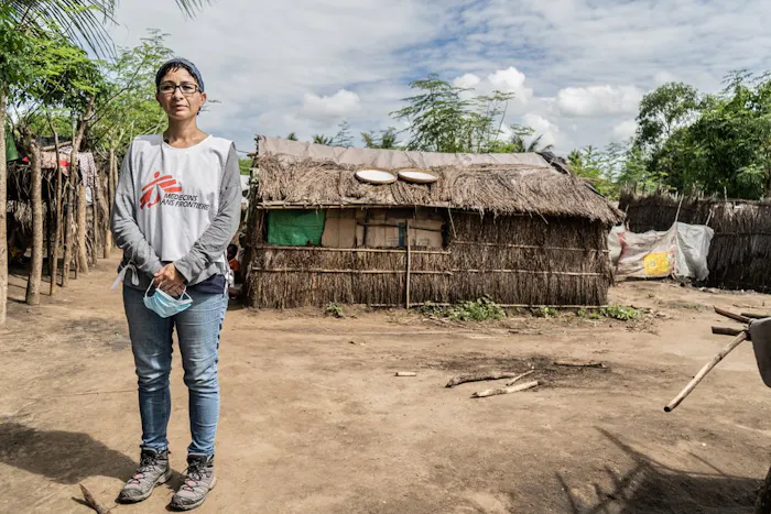 Maria Chavez, medisch teamleider Artsen zonder Grenzen van het project in Pemba, Mozambique.