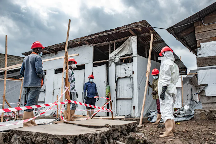 Ebolabehandelcentrum in Goma
