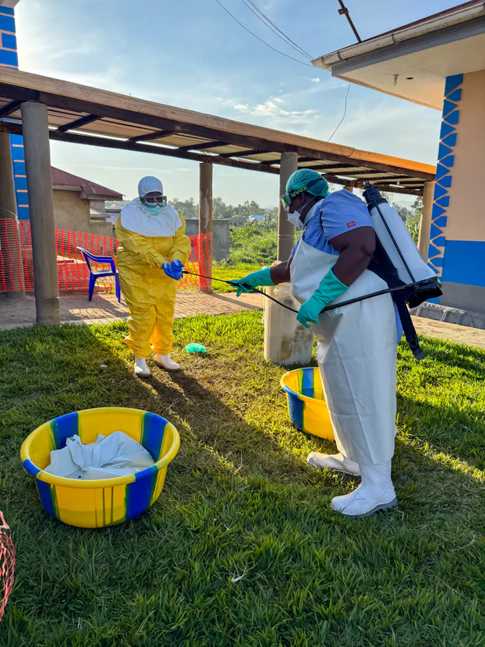 Ebolabehandelcenrum in Bunia