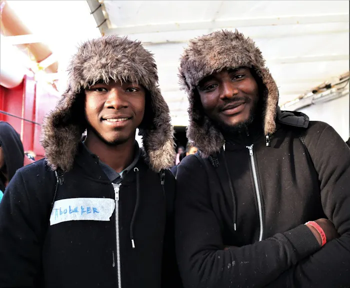 Twee Nigeriaanse broers, gevlucht voor Boko Haram.