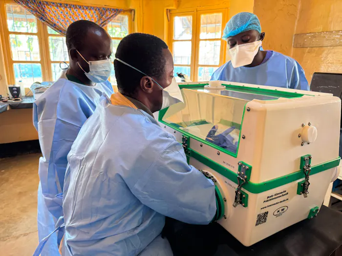 Ebolabehandelcentrum in Mongbwalu