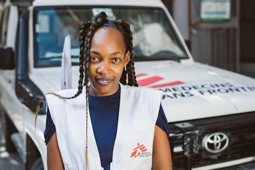 Honorine is onze medisch teamleider in een kliniek in Port-au Prince. © Valerie Baeriswyl