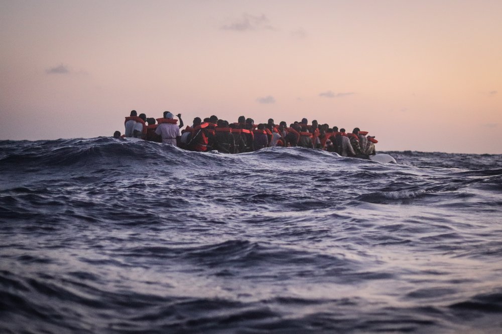 Redding van een bootje op de Middellandse Zee door Artsen zonder Grenzen